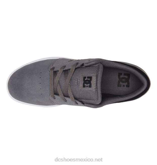 DC Shoes crisis 2 - zapatos para hombres VGJFD4148 gris oscuro/negro