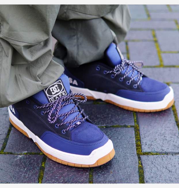 DC Shoes zapatillas cafe x dc clocker 2 para hombre VGJFD431 corriente continua de la marina