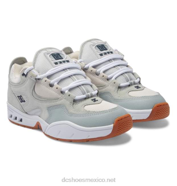 DC Shoes zapatos cafe x dc kalis og para hombre VGJFD430 gris claro