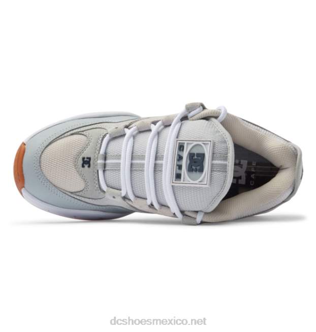 DC Shoes zapatos cafe x dc kalis og para hombre VGJFD430 gris claro
