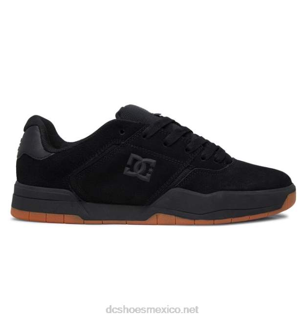 DC Shoes zapatos centrales de hombre VGJFD4147 negro/goma