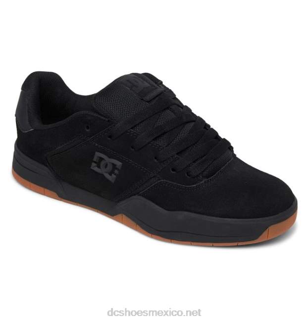 DC Shoes zapatos centrales de hombre VGJFD4147 negro/goma
