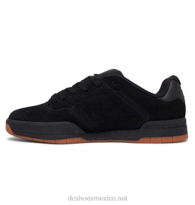 DC Shoes zapatos centrales de hombre VGJFD4147 negro/goma