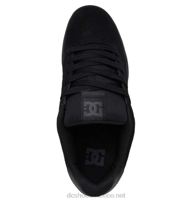 DC Shoes zapatos centrales de hombre VGJFD4147 negro/goma