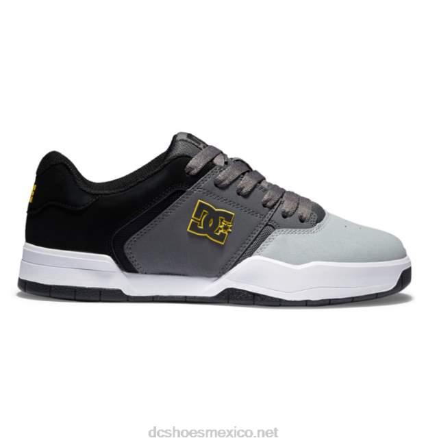 DC Shoes zapatos centrales de hombre VGJFD4196 negro/gris/amarillo