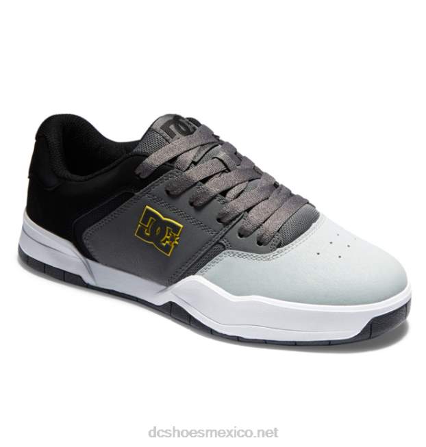 DC Shoes zapatos centrales de hombre VGJFD4196 negro/gris/amarillo