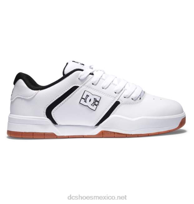 DC Shoes zapatos centrales de hombre VGJFD4197 blanco/negro/goma