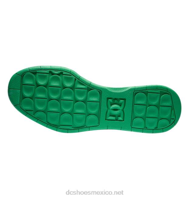 DC Shoes zapatos centrales de hombre VGJFD4216 blanco verde