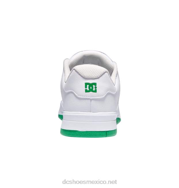 DC Shoes zapatos centrales de hombre VGJFD4216 blanco verde