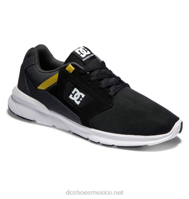 DC Shoes zapatos ligeros skyline para hombre VGJFD423 negro/gris/amarillo