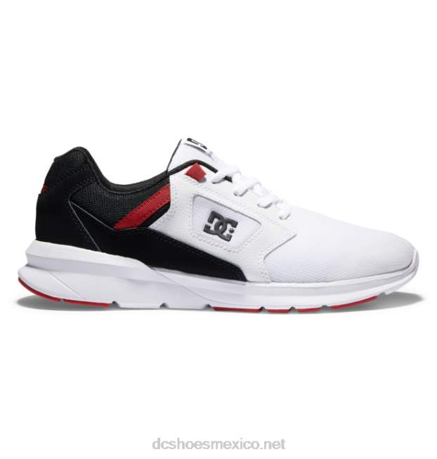 DC Shoes zapatos ligeros skyline para hombre VGJFD4290 blanco/negro/rojo verdadero