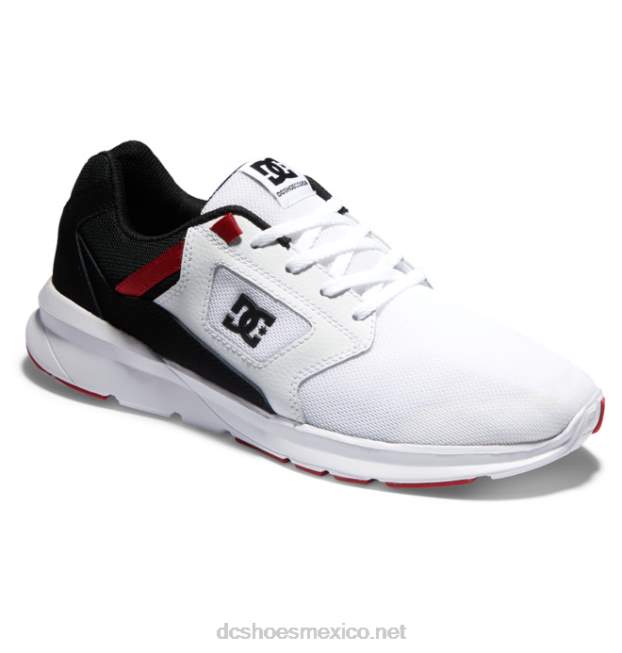 DC Shoes zapatos ligeros skyline para hombre VGJFD4290 blanco/negro/rojo verdadero