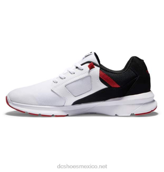 DC Shoes zapatos ligeros skyline para hombre VGJFD4290 blanco/negro/rojo verdadero
