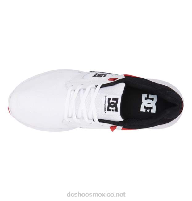 DC Shoes zapatos ligeros skyline para hombre VGJFD4290 blanco/negro/rojo verdadero