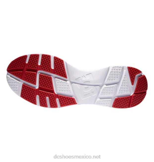 DC Shoes zapatos ligeros skyline para hombre VGJFD4290 blanco/negro/rojo verdadero