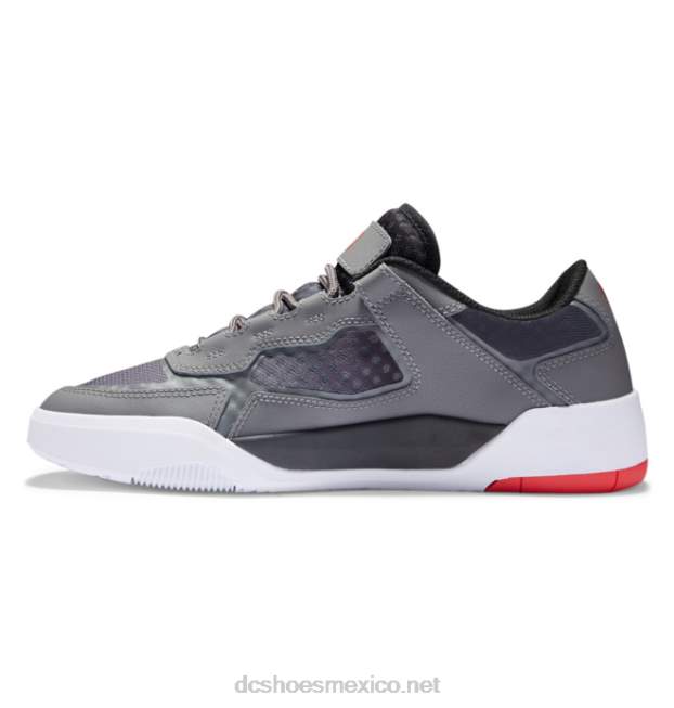 DC Shoes zapatos métricos de hombre VGJFD4351 gris/negro/rojo