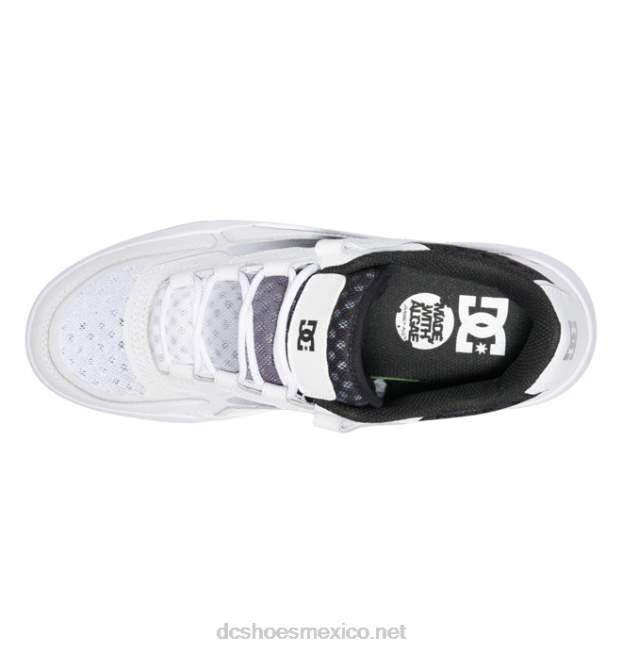DC Shoes zapatos métricos de hombre VGJFD4387 blanco negro