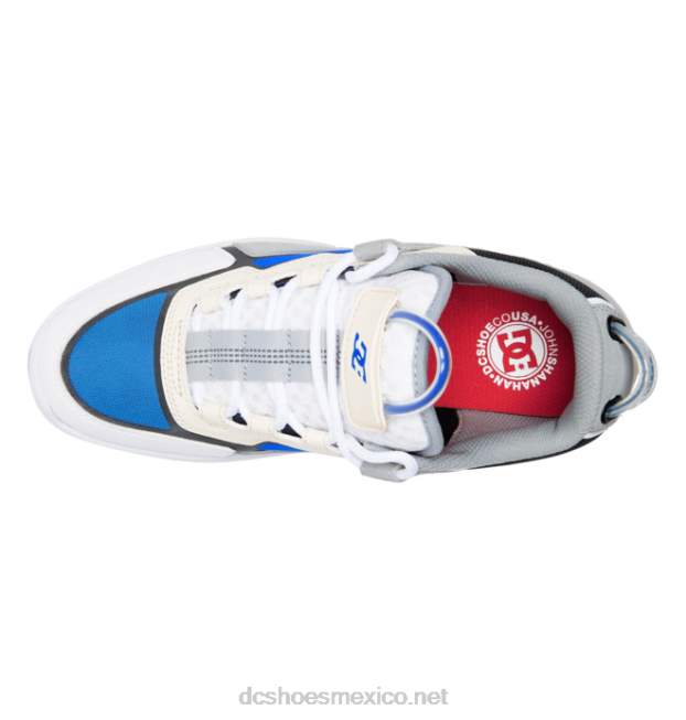 DC Shoes zapatos métricos shanahan para hombre VGJFD416 gris/blanco/azul