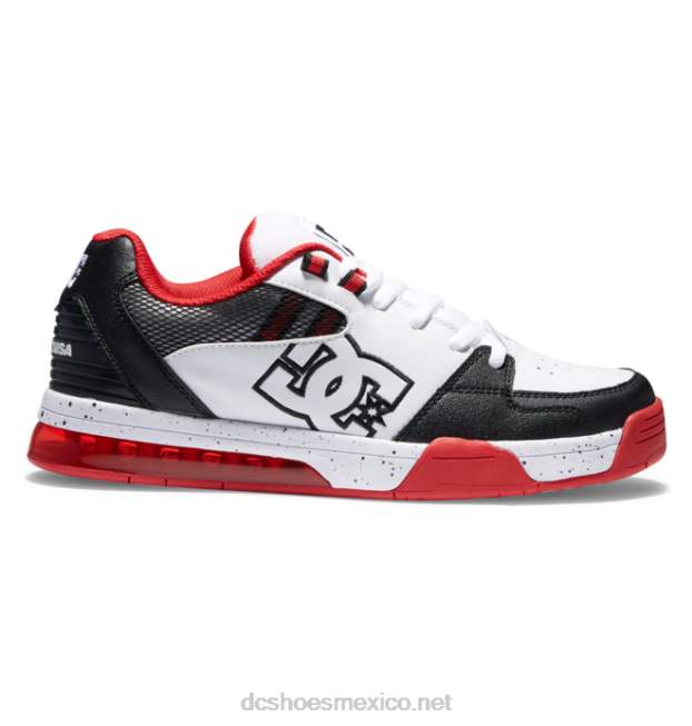 DC Shoes zapatos polivalentes hombre VGJFD4142 blanco/negro/rojo atlético