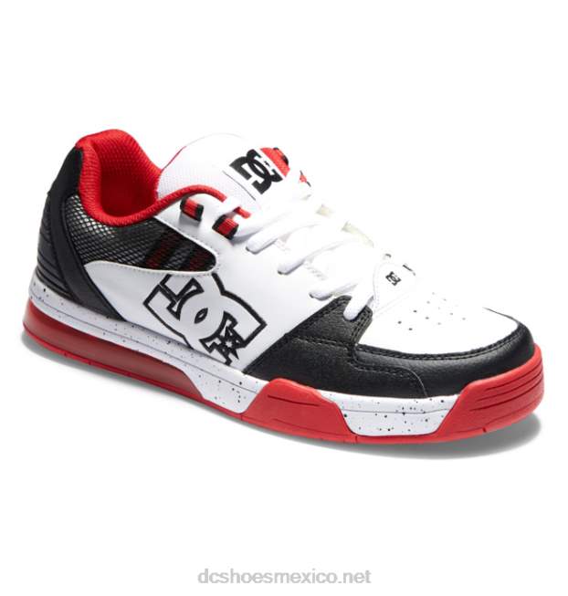 DC Shoes zapatos polivalentes hombre VGJFD4142 blanco/negro/rojo atlético