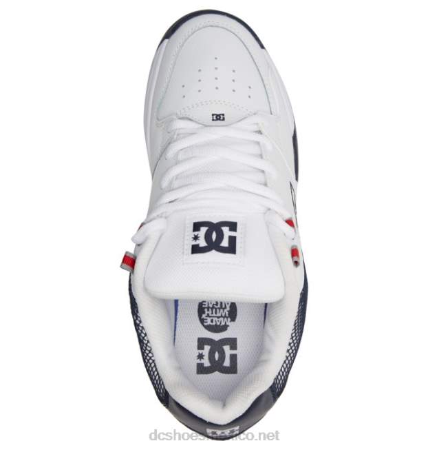 DC Shoes zapatos polivalentes hombre VGJFD4312 blanco/rojo/azul