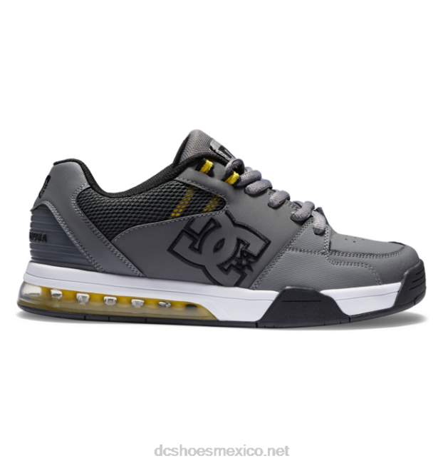 DC Shoes zapatos polivalentes hombre VGJFD4319 gris/amarillo