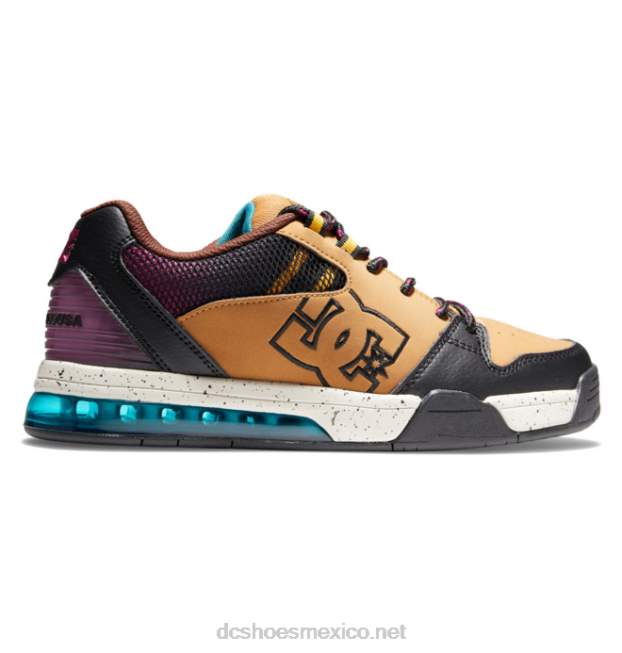 DC Shoes zapatos polivalentes hombre VGJFD4381 marrón oscuro