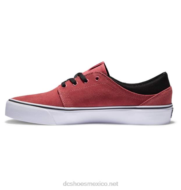DC Shoes zapatos trase de ante hombre VGJFD4226 color rojo oscuro