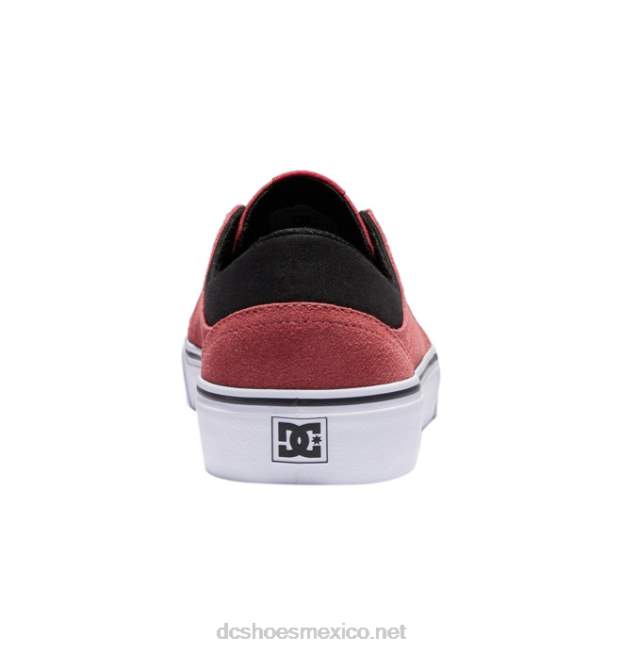 DC Shoes zapatos trase de ante hombre VGJFD4226 color rojo oscuro