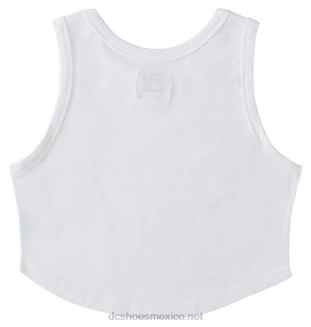 DC Shoes camiseta corta sin mangas de novio para mujer VGJFD4462 blanco