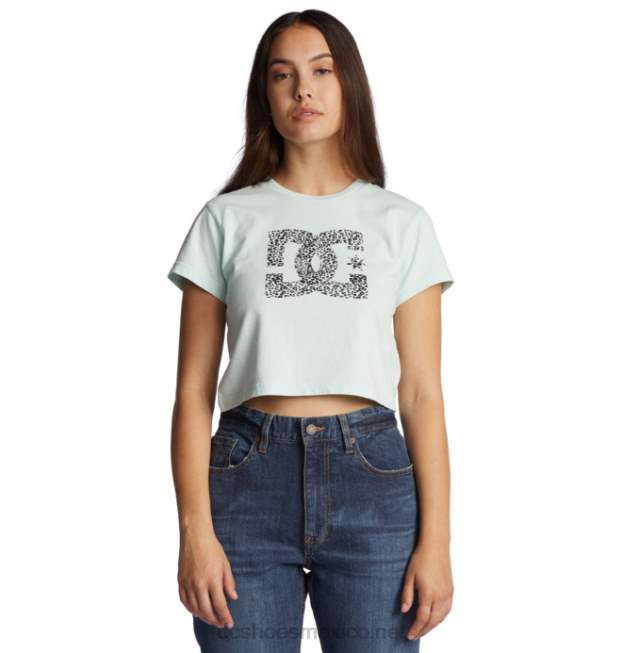 DC Shoes camiseta recortada para bebé con relleno de estrella de dc para mujer VGJFD4486 Lavado ácido con agua helada