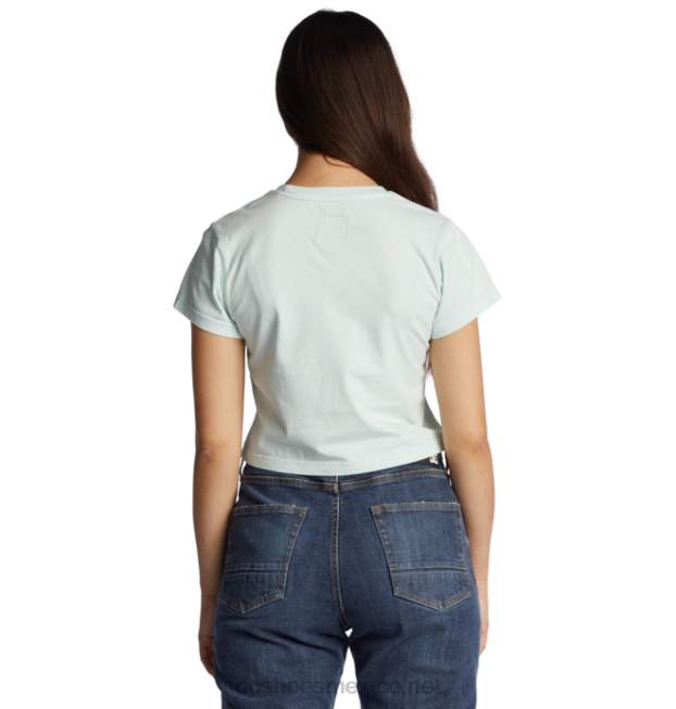 DC Shoes camiseta recortada para bebé con relleno de estrella de dc para mujer VGJFD4486 Lavado ácido con agua helada