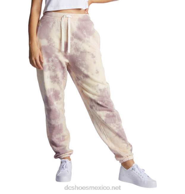DC Shoes joggers descoloridos de mujer VGJFD4487 tinte de verano
