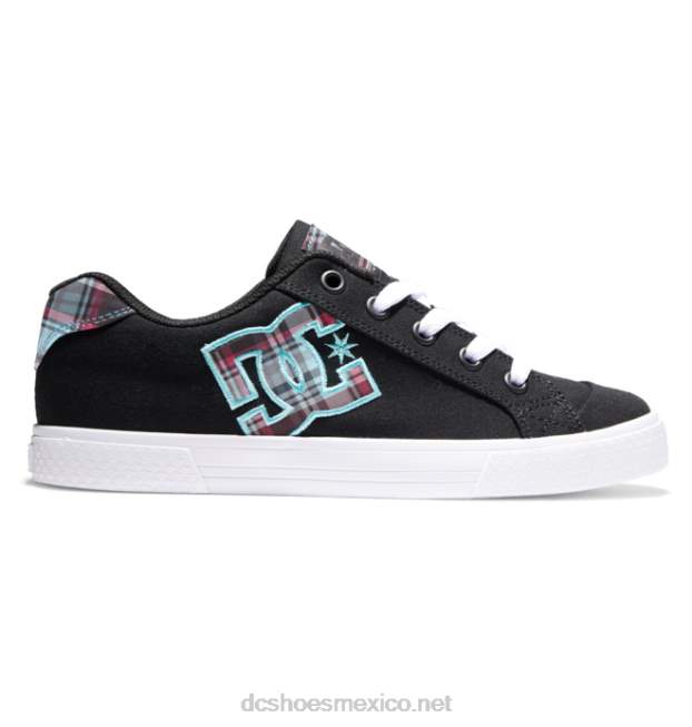 DC Shoes zapatos chelsea mujer VGJFD4440 negro/a cuadros/blanco