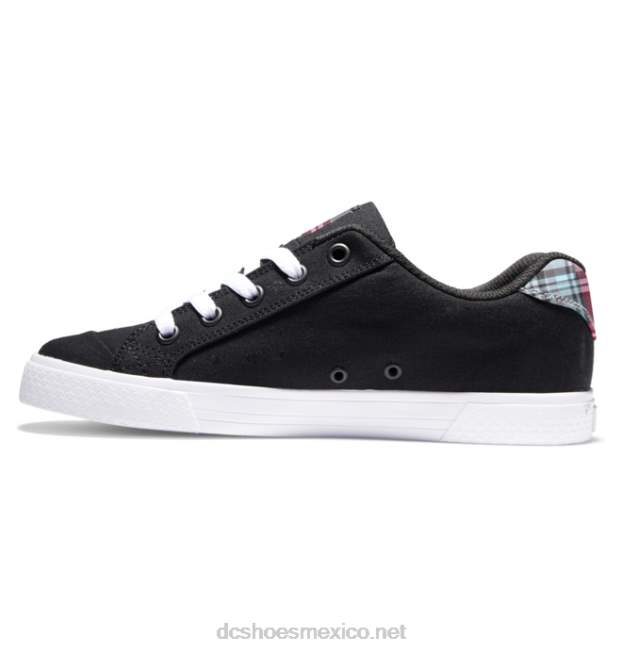 DC Shoes zapatos chelsea mujer VGJFD4440 negro/a cuadros/blanco