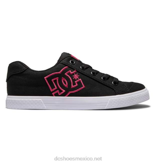 DC Shoes zapatos chelsea mujer VGJFD4449 negro/rosa loco