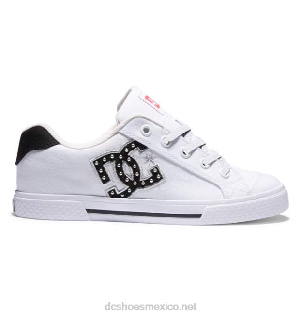 DC Shoes zapatos chelsea mujer VGJFD4452 blanco/cebra