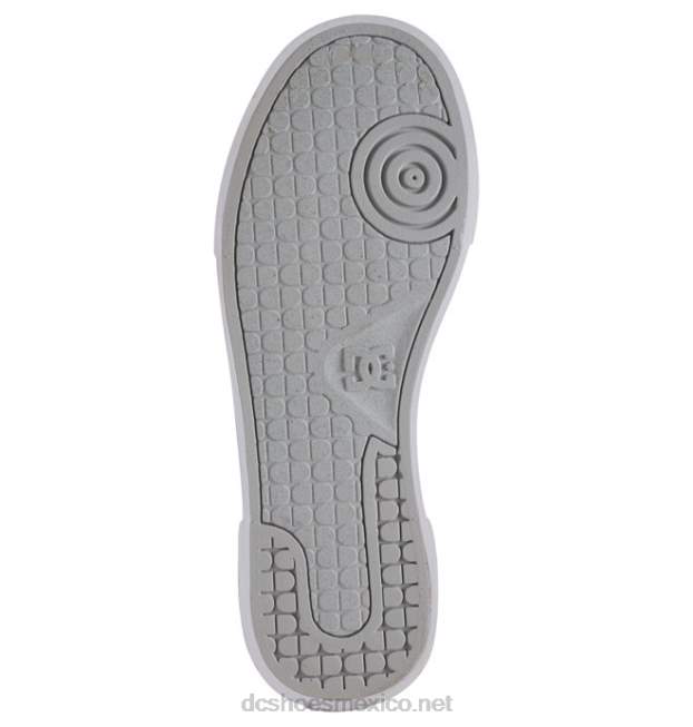 DC Shoes zapatos de lona chelsea de mujer VGJFD4455 plata blanca