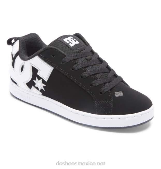 DC Shoes zapatos de corte graffik para mujer VGJFD4438 plantilla en blanco y negro