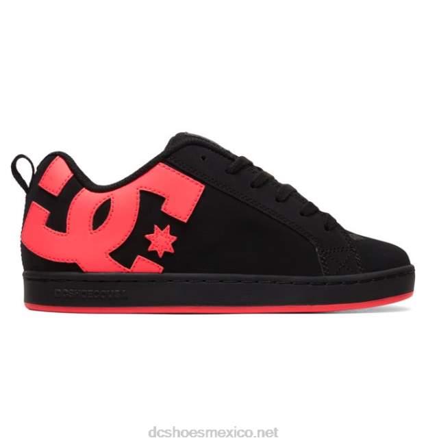 DC Shoes zapatos de corte graffik para mujer VGJFD4439 negro/rosa fuerte