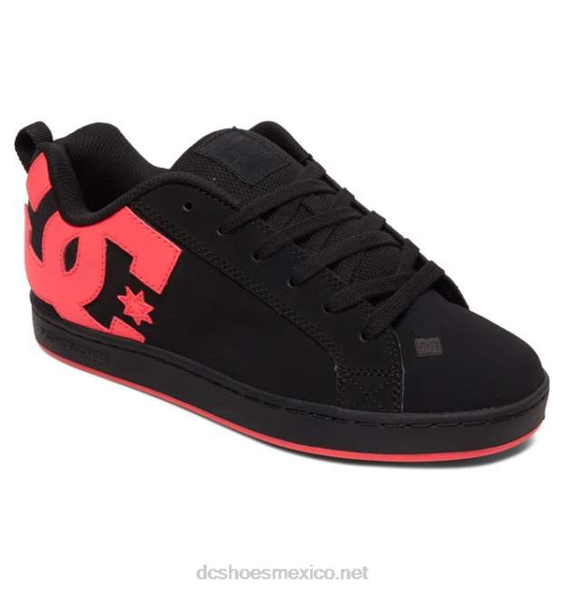 DC Shoes zapatos de corte graffik para mujer VGJFD4439 negro/rosa fuerte