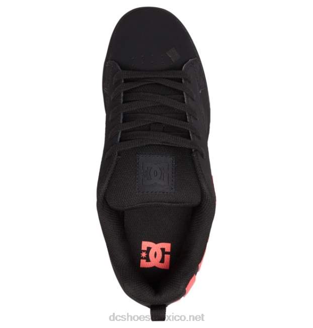 DC Shoes zapatos de corte graffik para mujer VGJFD4439 negro/rosa fuerte