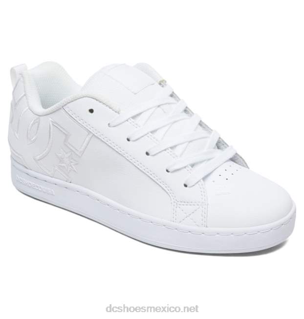 DC Shoes zapatos de corte graffik para mujer VGJFD4442 blanco
