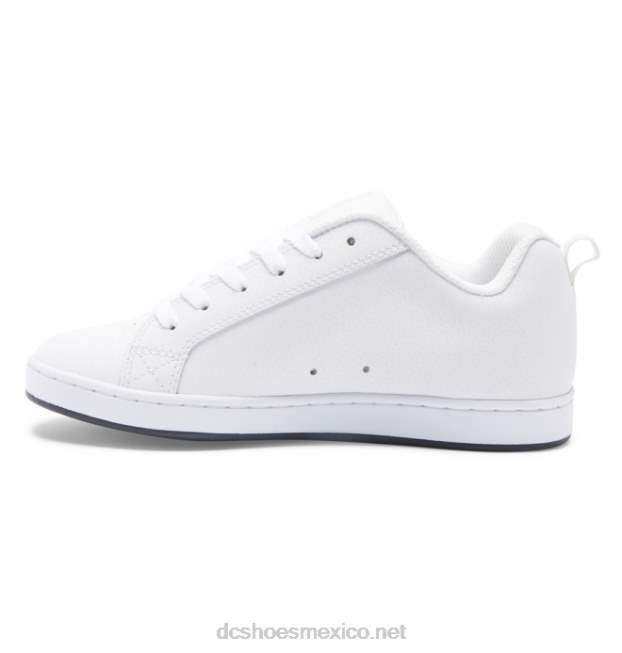 DC Shoes zapatos de corte graffik para mujer VGJFD4448 blanco/negro/amarillo