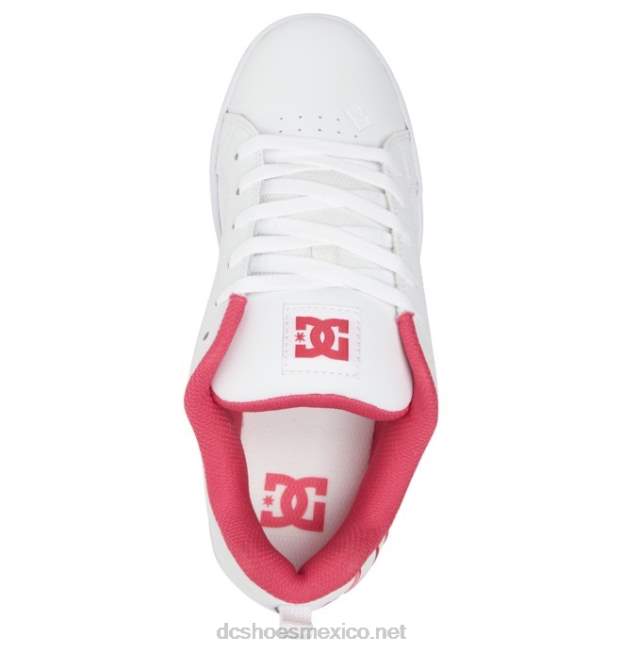 DC Shoes zapatos de corte graffik para mujer VGJFD4459 blanco/rosa loco