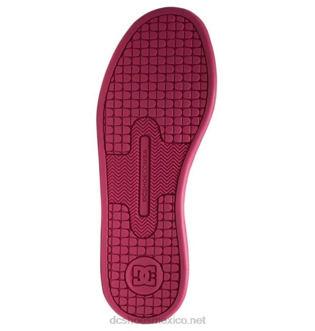 DC Shoes zapatos de corte graffik para mujer VGJFD4459 blanco/rosa loco