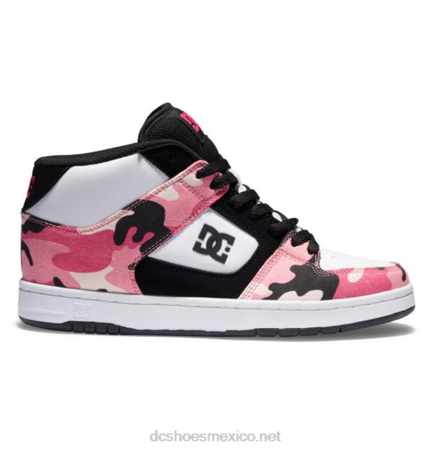 DC Shoes manteca 4 mid - zapatillas de caña media para mujer VGJFD4479 camuflaje negro/rosa loco