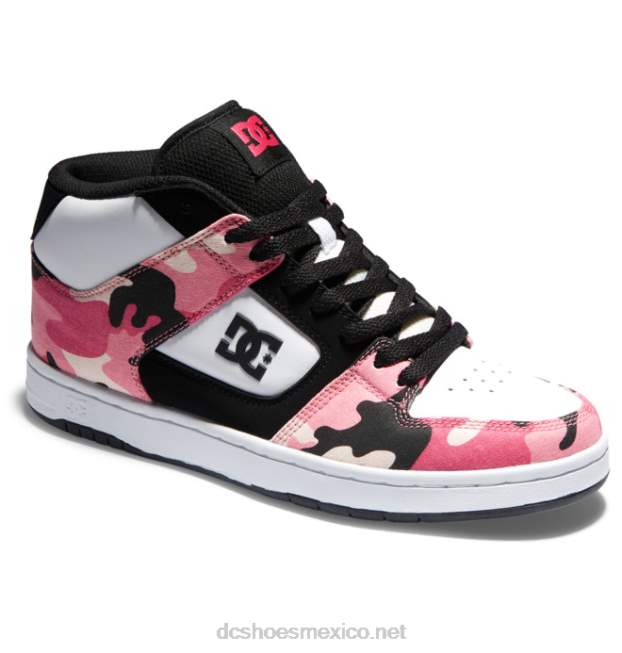DC Shoes manteca 4 mid - zapatillas de caña media para mujer VGJFD4479 camuflaje negro/rosa loco