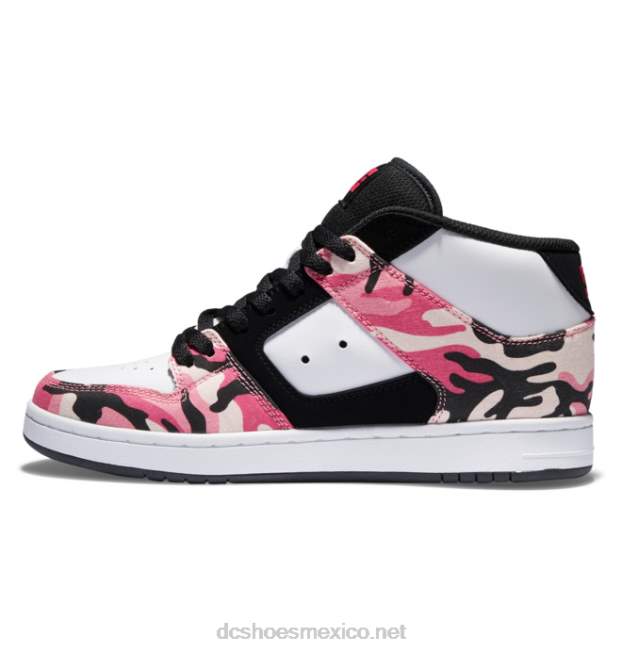 DC Shoes manteca 4 mid - zapatillas de caña media para mujer VGJFD4479 camuflaje negro/rosa loco