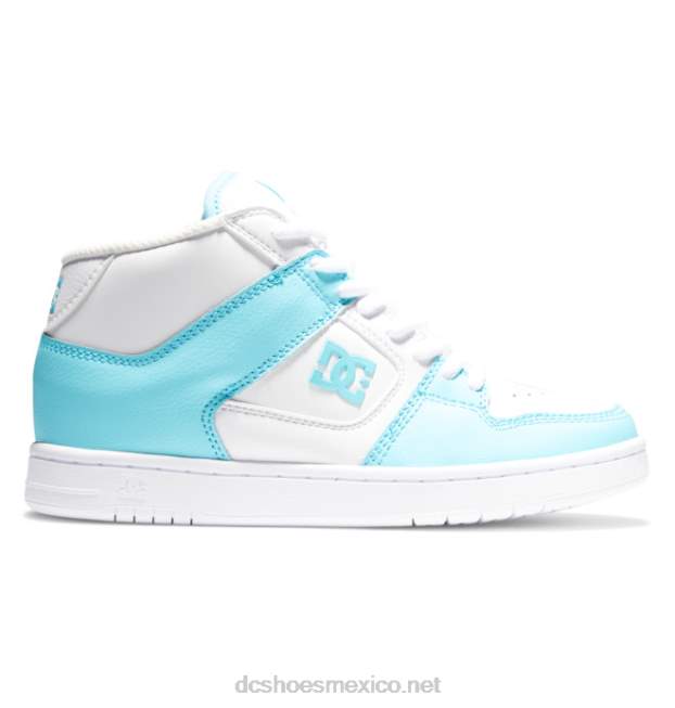 DC Shoes manteca 4 mid zapatillas de caña media para mujer VGJFD4500 blanco azul
